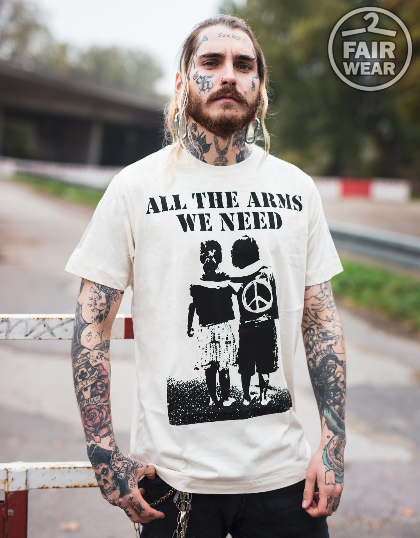 Arms Front- T-Shirt