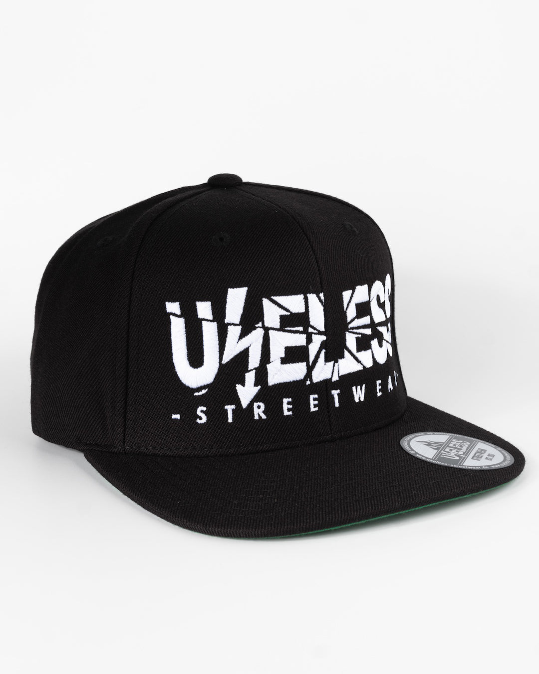 Useless Snapback Cap, Schwarz