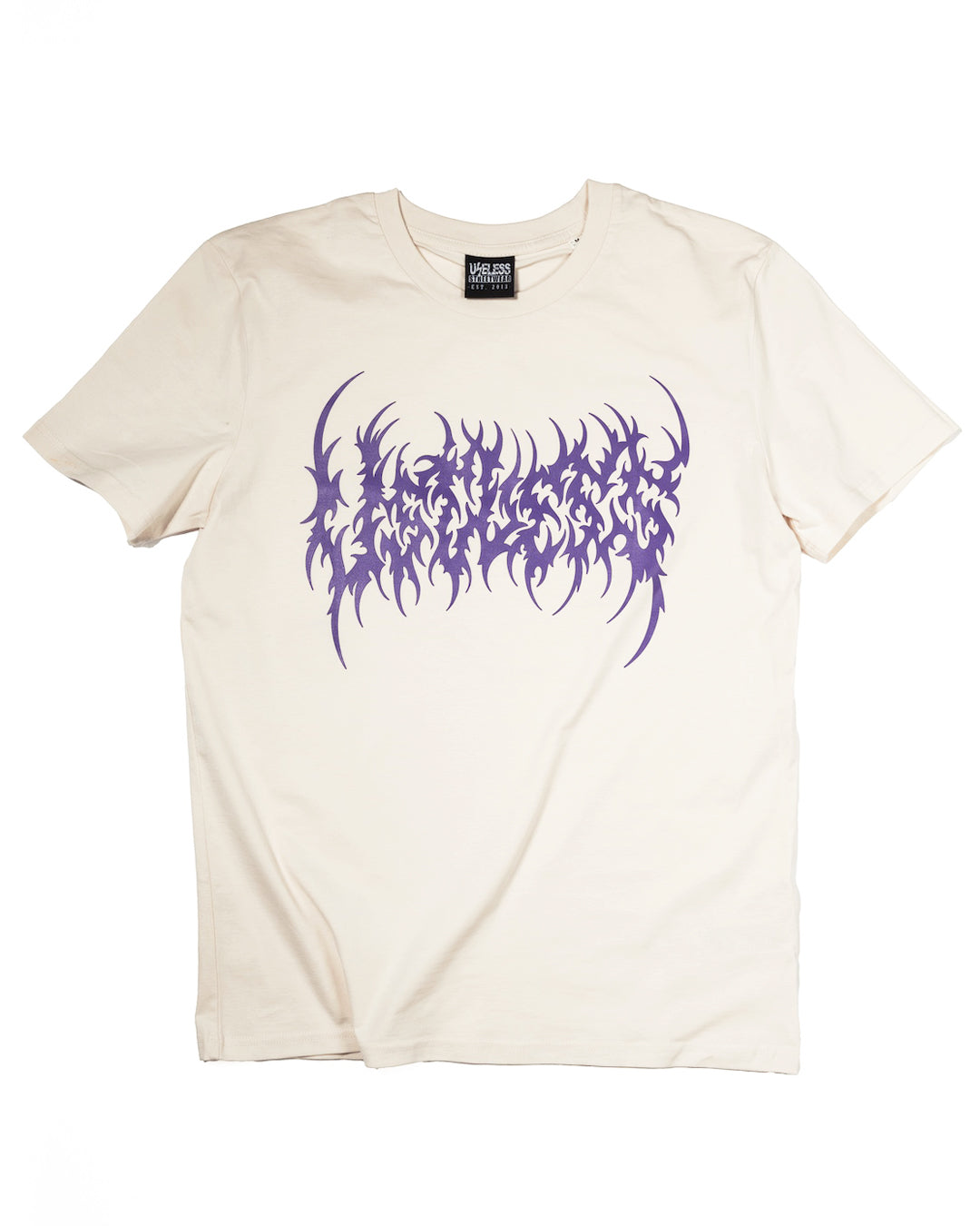 Death - T-Shirt Offwhite/lila