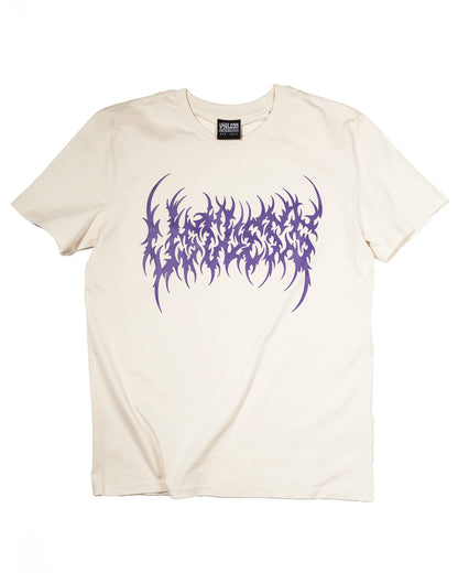 Death - T-Shirt Offwhite/lila