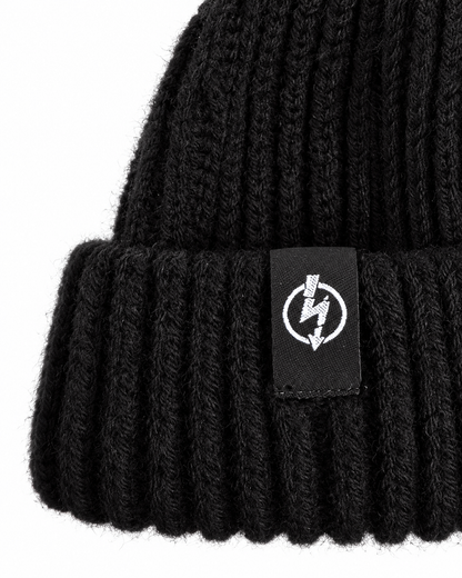 Fisherman Beanie Schwarz