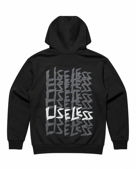 Scrawled Premium Hoodie Schwarz