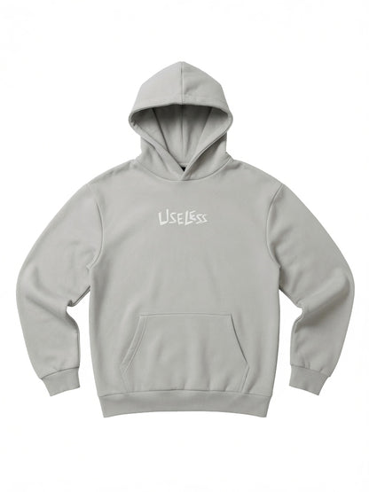 Scrawled Premium Oversized Hoodie Lightasphalt