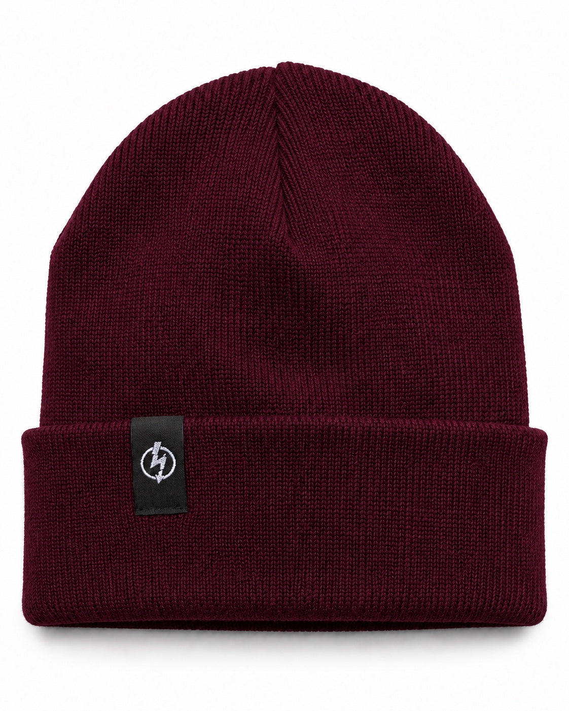 Bio Baumwolle Beanie Burgundy – Gesamtansicht